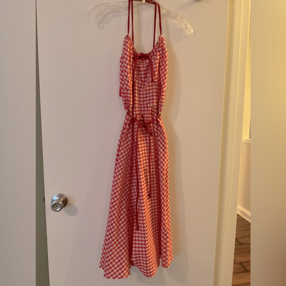 50’s Gingham Strappy Dress